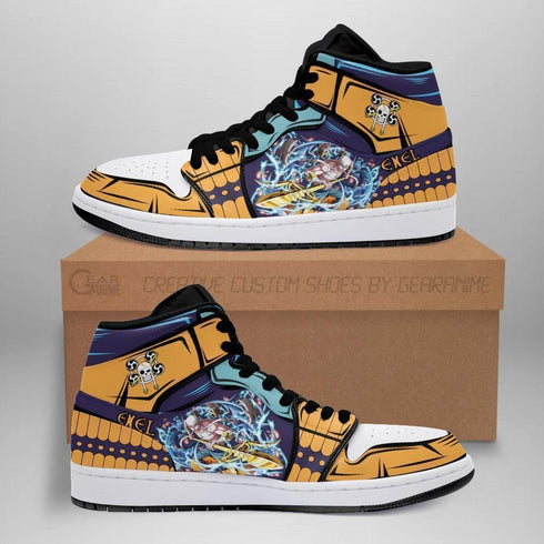 Gott Skypiea Enel Sneakers benutzerdefinierte Anime OP -Schuhe